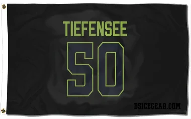 Black Dallas Stars Arno Tiefensee   Flag (3 X 5)