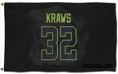 Black Dallas Stars Ben Kraws   Flag (3 X 5)