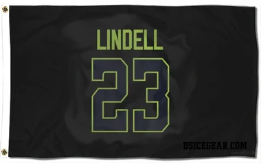 Black Dallas Stars Esa Lindell   Flag (3 X 5)