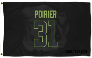 Black Dallas Stars Remi Poirier   Flag (3 X 5)
