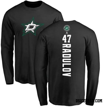 Black Men's Alexander Radulov Dallas Stars Backer Long Sleeve T-Shirt -