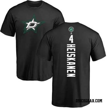 Black Men's Miro Heiskanen Dallas Stars Backer T-Shirt -
