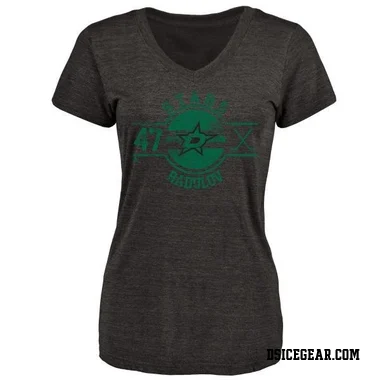 Black Women's Alexander Radulov Dallas Stars Insignia T-Shirt -