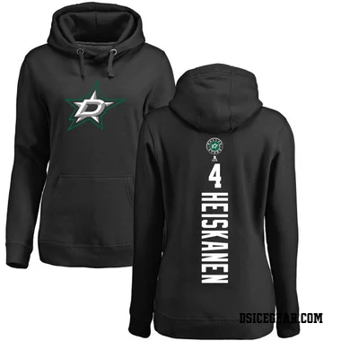 Black Women's Miro Heiskanen Dallas Stars Branded Backer Pullover Hoodie
