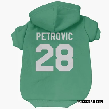 Green Dallas Stars Alexander Petrovic   Dog & Cat Pet Hoodie