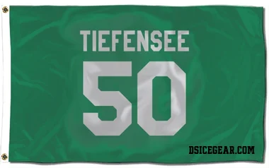 Green Dallas Stars Arno Tiefensee   Flag (3 X 5)