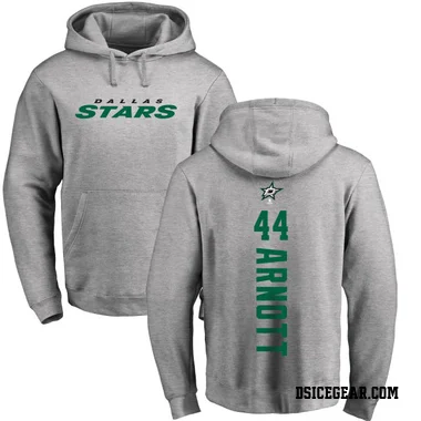 Men's Jason Arnott Dallas Stars Branded Ash Backer Pullover Hoodie