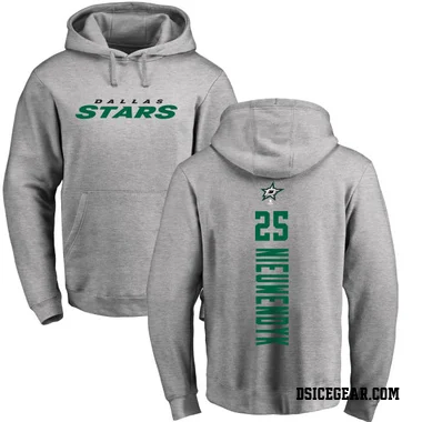 Men's Joe Nieuwendyk Dallas Stars Branded Ash Backer Pullover Hoodie