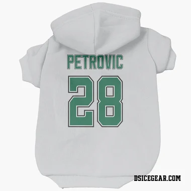 White Dallas Stars Alexander Petrovic   Dog & Cat Pet Hoodie