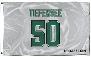 White Dallas Stars Arno Tiefensee   Flag (3 X 5)