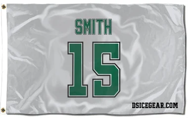 White Dallas Stars Craig Smith   Flag (3 X 5)