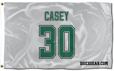 White Dallas Stars Jon Casey   Flag (3 X 5)