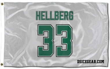 White Dallas Stars Magnus Hellberg   Flag (3 X 5)