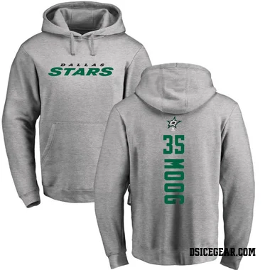 Youth Andy Moog Dallas Stars Branded Ash Backer Pullover Hoodie